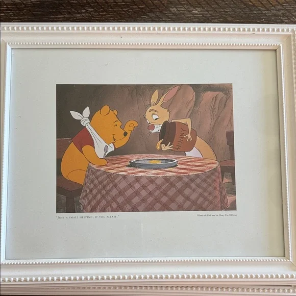 Classic Winnie the Pooh Framed Art Print - Cream - Picture 2 of 3
